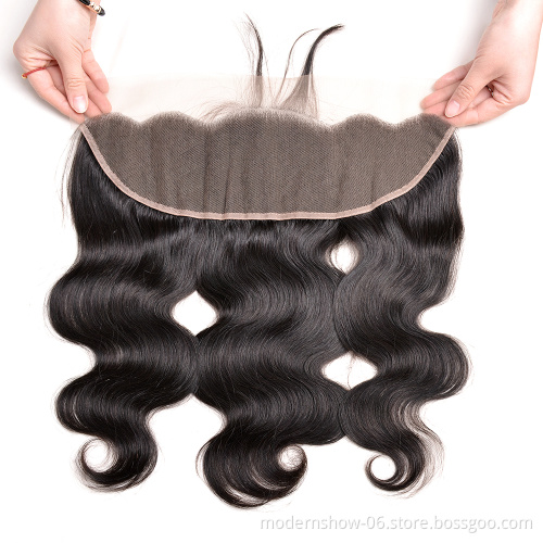 Cuticle Aligned Hair Straight Body Curly Water Loose Brazilian Human Hair Bundles With Lace Frontal Closure